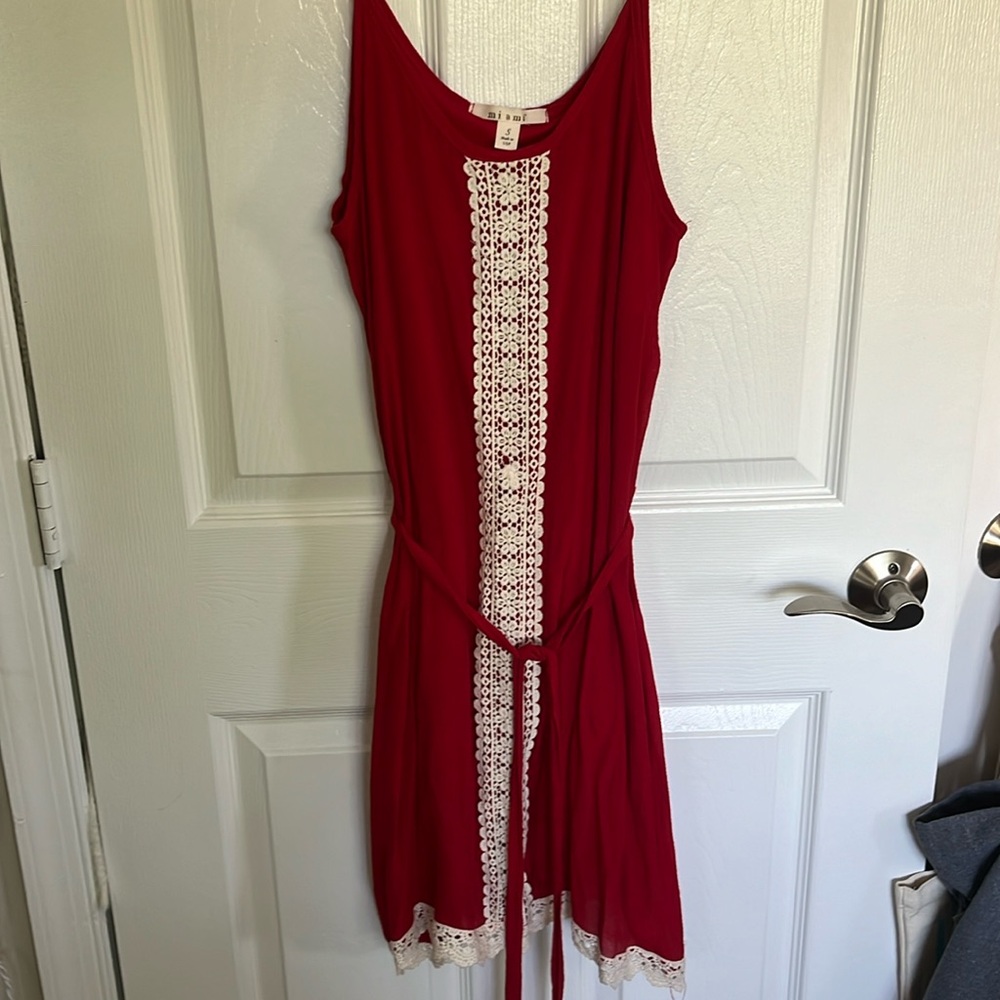Red dress